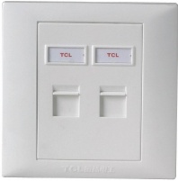 二位信息插座面板